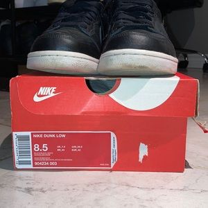 Nike Dunk Low black & white